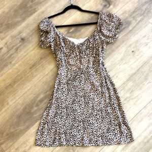 Cheetah print Mini -dress